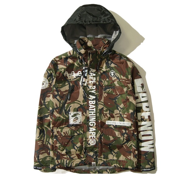 Aape By A Bathing Ape Camo Windbreaker 